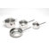 BergHOFF International Boreal Stainless Steel 4-Piece Cookware Set with Lids
