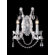 Dale Tiffany Mcgregor Two Light Wall Sconce in Polished Chrome