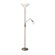 Adesso Cupola Combo Torchiere with Gooseneck Reading Light
