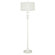 Kenroy Home Claiborne One Light Floor Lamp in White Gloss