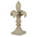 Kenroy Home Fleur de Lis Finial Statue
