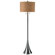 Kenroy Home Reed Two Light Floor Lamp in Brushed Steel