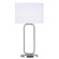 Kenroy Home Duet Table Lamp in Brushed Steel