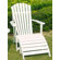 International Concepts Adirondack White Chair