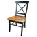 International Concepts Cross Back Side Chair (Set of 2)