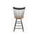 International Concepts Madison Park 24" Spindleback Swivel Counter Stool in Black/Cherry