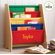 KidKraft Personalized Primary Sling Bookshelf