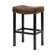 Armen Living Tudor Wrangler Backless Barstool in Brown