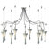 Lamp International Goccia Nine Light Pendant with Swag Kit