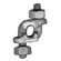 CM Columbus McKinnon Big Orange Mid-Grip Double Saddle Wire Rope Clips - 7/16"-1/2" mid-grip wirerope clip double sadd