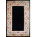 KAS Oriental Rugs Ruby Black Floral Border Rug