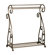 Passport Furniture Iron Accents Quilt Rack