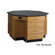 Diversified Woodcrafts 60" Wide Octagon Workstation With Drawer Base
