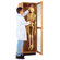 Diversified Woodcrafts Hanging Skeleton Cabinet
