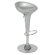 Eurostyle Ashley Adjustable Bar Stool in Silver