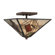 Quoizel Russell 3 Light Semi Flush Mount