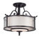 Quoizel Adonis 3 Light Semi Flush Mount