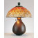 Quoizel Pomez Tiffany  Table Lamp in Cinnamon