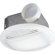 Progress Lighting Bath Exhaust Ceiling Fan with Light for Rooms Up to 65'