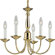 Progress Lighting Brushed Nickel 5 Light Candle Light Chandelier