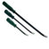 S-K Hand Tool Pry Bar Set 3Pc Bent End W/Handles