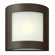Hinkley Lighting Solara One Light Small Outdoor Wall Lantern with White Etched Glass