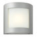 Hinkley Lighting Solara One Light Small Outdoor Wall Lantern with White Etched Glass