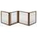 Richell Convertible Elite Pet Gate Autumn Matte