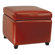 Safavieh Jonathan Leather Cube Ottoman