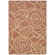 Safavieh Courtyard Rust/Sand Floral Rug