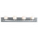 Access Lighting Cosmos  Vanity Light with Opal Glass in Brushed Steel