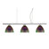 Besa Lighting Sabrina 3 Light Linear Pendant