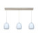 Besa Lighting Lucia 3 Light Pendant with Bar Canopy