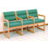 Wooden Mallet Valley Three Seat Guest Chair