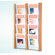 Wooden Mallet Eight Pocket Acrylic and Oak Wall Display