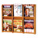 Wooden Mallet Six Magazine Oak and Acrylic Wall Display