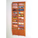 Wooden Mallet Twenty Pocket Wall Mount Magazine Rack