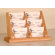 Wooden Mallet Six Pocket Counter Top Business Card Holder