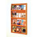 Wooden Mallet Twelve Magazine and Twenty Four Brochure Wall Display with Optional Floor Stand