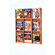 Wooden Mallet Nine Magazine Oak and Acrylic Wall Display with Optional Floor Stand