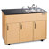 Ozark River Portable Sinks Advantage 3 Portable Storage Cabinet with Triple Sink  NSF Certified