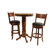 Boraam Industries Inc Florence 3 Piece Pub Set in Fruitwood