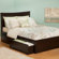 Atlantic Furniture Urban Lifestyle Metro Bed with Bed Drawers Set