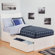 Atlantic Furniture Urban Lifestyle Soho Bed with 2 Bed Drawer Sets