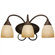 Sea Gull Lighting Montclaire  Wall Sconce Olde Iron with Glass Shade