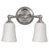 Feiss Huguenot Lake Two Light Bath Vanity in Polished Nickel