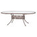Woodard Landgrave Chateau Oval Umbrella Table