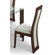 Julian Bowen Mistral 4 Chair Glass Dining Set with Walnut