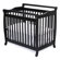 DaVinci Emily Mini 2-in-1 Convertible Crib in Ebony Black