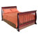 DaVinci Kalani Three Piece Convertible Crib Nursery Set with Toddler Rail in Cherry